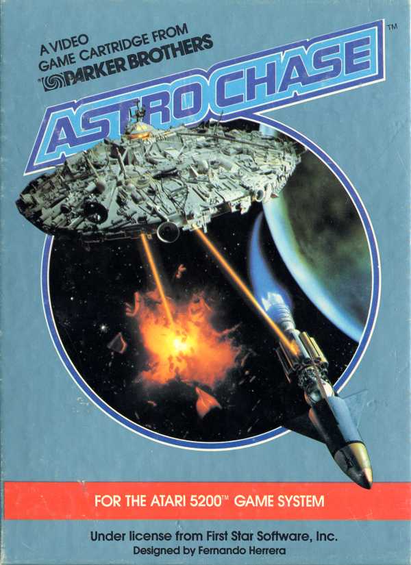 Astro Chase (1982) (Parker Bros First Star Software) Box Scan - Front